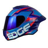 Casco Edge Shangai Quartz Rojo Azul